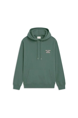 American Rag Cie Not From Paris Madame Sloganlı Koyu Yeşil Pamuk Hoodie Şık Ve Rahat