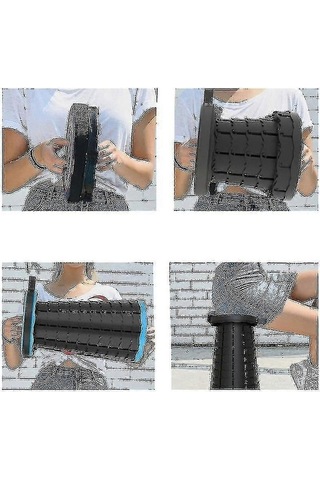 Bloomnest Taşınabilir Katlanır Tabure, Seyahat Koltuğu, Kamp Sandalyesi, Balıkçılık Sandalyesi, A1201 Altın-siyah Altın - Siyah