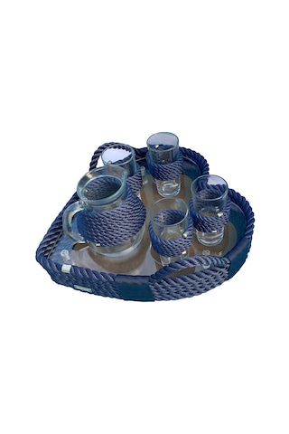 Saki Kalp Tepsi | Lacivert