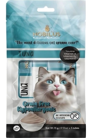Nobılus Ton Balıklı Kedi Krema Ödülü 5x15g