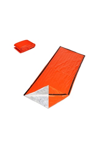 Yaleker Outdoor Kamp İçin Isı Saklayan Pe Alüminyum Folyo Uyku Çantası, Sessiz Ve Kirden Koruyucu, Çok Fonksiyonlu Acil Yardım Battaniyesi Çok Renkli