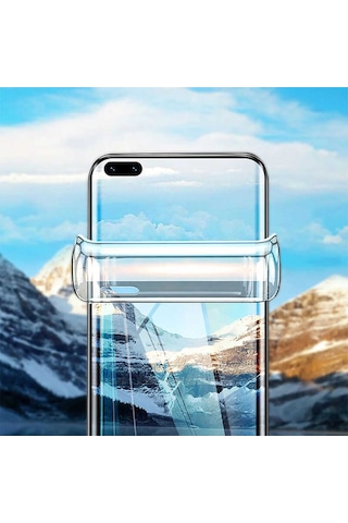 Noktaks - Oppo Reno 3 Pro 5g Uyumlu - Ekran Koruyucu Süper Pet Ekran Koruyucu Jelatin - Şeffaf
