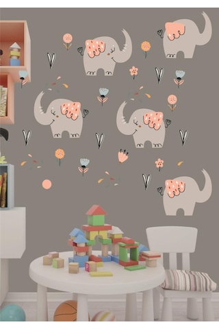 Sevimli Filler Çocuk Odası Duvar Sticker Dekorasyon