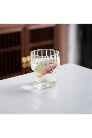 Lüks Cam Bardak Magnolia Bardağı 300 Ml 1 Adet