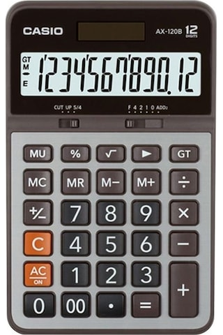 Casio AX-120B 12 Hane Masaüstü Hesap Makinesi