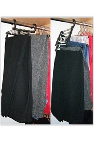 Magic Hanger 5in1 Pantolon Askısı Go50603918670 Ahşap - Siyah