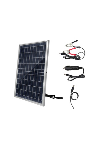 Skycity 10w Polikristal Güneş Paneli + 60a Kontrolör - Ip65 Su Geçirmez, Çift Usb Çıkışı, Araç/ev/野营 Kullanıma Uygun