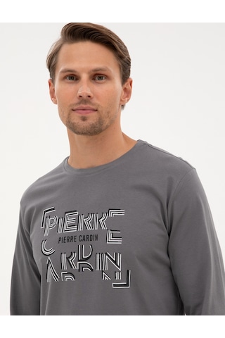 Pierre Cardin Erkek Koyu Gri Pijama Takım 50322652-vr080 Koyu Gri