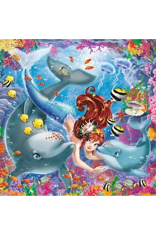 Ravensburger 3x49 Parça Puzzle Walt Disney Mermaid 080632