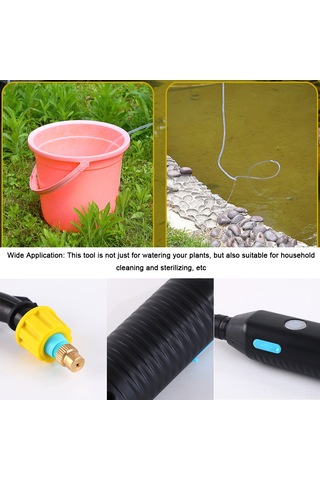 Gajeena Taşınabilir Elektrikli Bahçe Spreyleri - 3 Metre Hortumlu, 550mm Uzayan Şnorkelli, 2400mah Pil, 2 Püskürtme Modu İle Ev & Bahçe Kullanımı