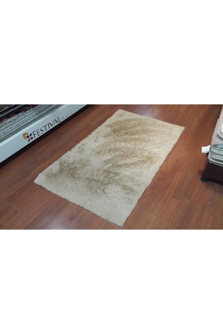 Doğuş Tavşan Tüyü Bej Halı 140 x 200 Cm Peluş Halı