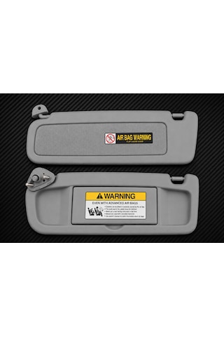 Honda Civic Fd6 2006-2011 Uyumlu Gri Güneşlik Takımı Sağ + Sol 0
