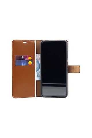 Tecno Camon 18 Kılıf Deri Cüzdanlı Standlı Kılıf Arka Kapak