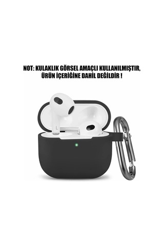 Microsonic Airpods 3 Uyumlu Askılı Mat Silikon Kılıf