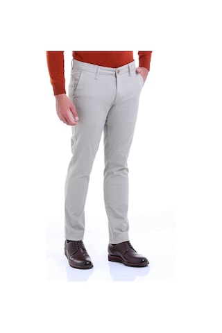 Hatemoğlu Gri Regular Fit Düz Paça Kanvas Pantolon Gri
