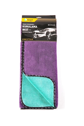 6 Adet Spark 2318 Prestige Mega Boy Mikrofiber Oto Kurulama Ve Temizlik Tank Bezi 50x75 Cm.