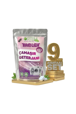 Ortem Çamaşır Tablet Deterjan 9x22'li
