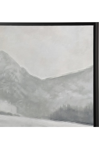 Quıet Shore Çerçeveli Yağlıboya Tablo 100x100 Cm