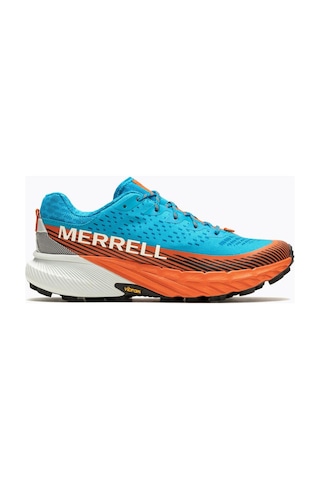 Merrell Agility Peak 5 Trail Erkek Koşu Ayakkabısı - Turkuaz - Turuncu J067755 Turkuaz - Turuncu