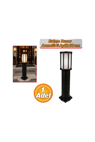 Kule Kafesli Set Üstü Bahçe Duvar Armatürü 60 Cm Suya Dayanıklı Modern Dış Mekan Aydınlatma Aplik Sku: Smgstkc0ce1e3f68
