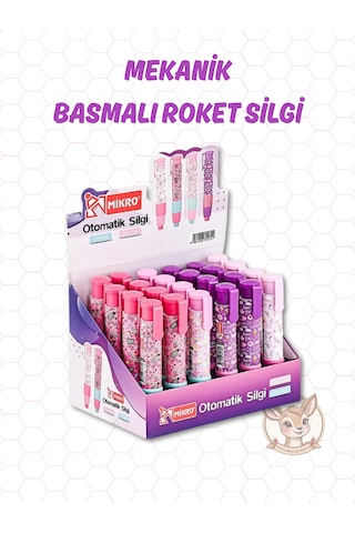 Mikro Basmalı Mekanik Silgi 2 Adet Mikro Basmalı Mekanik Silgi 2 Adet