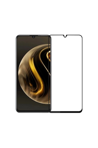 Forzacase Huawei Nova Y72 İle Uyumlu Çerçeveli Tam Kaplayan Temperli Ekran Koruyucu - Fc003