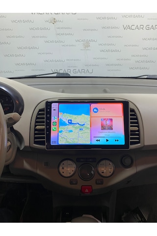 Nıssan Mıcra 2003-10 9" Uyumlu Androıd Multimedya Gerçek 2/32 Kablosuz Carplay Geri Görüş Kameralı 9"