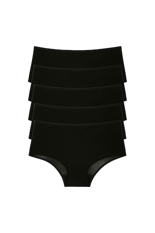 Nicoletta Yüksek Bel Kadın Külot 5'li Siyah