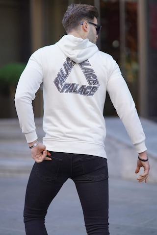 Madmext Madmext Beyaz Baskılı Sweatshirt 5303-beyaz Beyaz