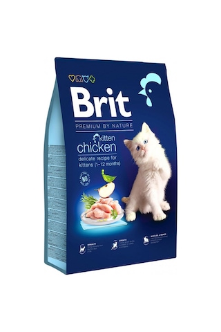Brit Premium By Nature Tavuklu Yavru Kedi Maması 8 KG Brit Premium By Nature Tavuklu Yavru Kedi Maması 8 KG