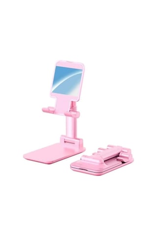 Sarossa Masa Üstü Telefon Ve Tablet Tutucu Pembe