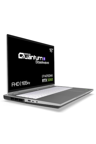 Quantum Raxius Gaming Steelwave 16 D İ7-14700hx 16gb 512ssd Rtx5060 8gb 16" Fhd W11p Dizüstü Bilgisayar