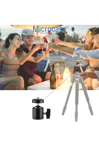 360 Derece Ayarlanabilir Metal 3/8 Tripod Monopod Işık Standı