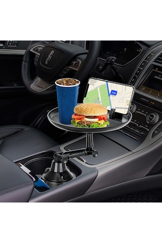 An-98 Araç İçi Katlanabilir Bardaklık Telefon Tutucu Ve Yemek Tep