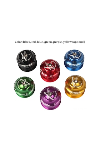 Hombey Mtb 44mm İç Gövde Direk Bileziği, Ultra Hafif Alüminyum, Kapalı İçin Kayışlı, Sessiz Döndürme, Sarı Turuncu