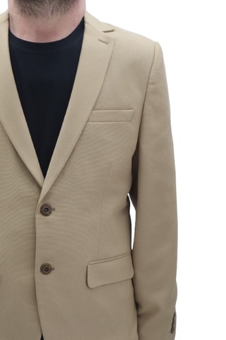 Twenhil Dmctekstil Erkek Ckt-200 Düz Klasik Kesim Normal Kalıp Çift Düğme Blazer Ceket Camel