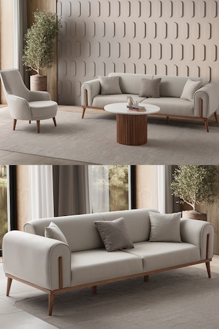 Riva 3+1 Koltuk Takımı Antrasit