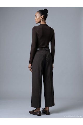 Dilvin 72785 Düz Paça Pantolon-kahve