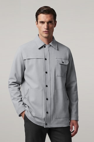 Goffra Erkek Metropole Modern Regular Fit Su İtici Teknik Ceket Gri M601-r0501-01