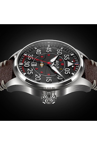 Avı-8 Hawker Hurricane Clowes Av-4097-01 Otomatik Erkek Kol Saati Altın