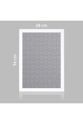 Sar Puzzle Çerçevesi Beyaz 2000 Parça İçin Ebat 96x68cm