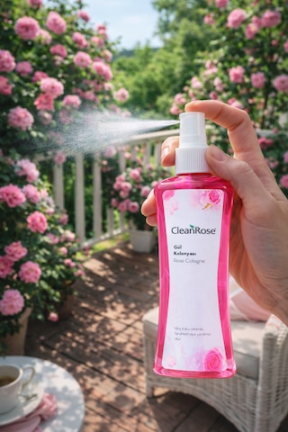 Cleanrose Sprey Gül Kolonyası - 200 Ml Pratik Sprey Başlık