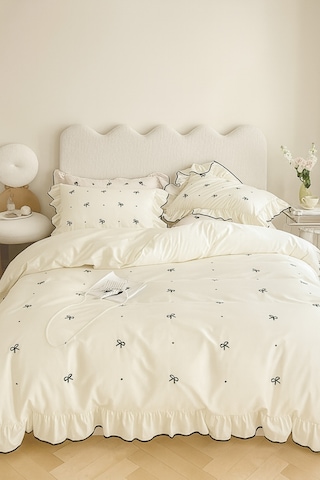 Uçkan Home Soft Elegance %100 Pamuk Tek Kişilik Nevresim Seti Siyah --UH-00040