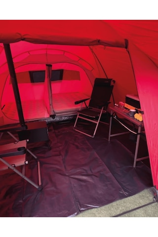 Campout Famıly Maxı Çadır Kırmızı