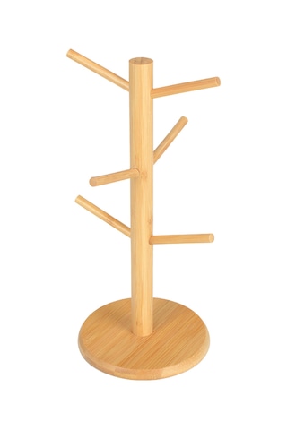 Geeroyoo Bambu Çeşitli Kullanımlı Bardak Rakusu: Çay Kahve Su Bardakları, Anahtar Ve Mücevher Depolama, Drenajlı Ev Ofis Dekorasyon Gereci