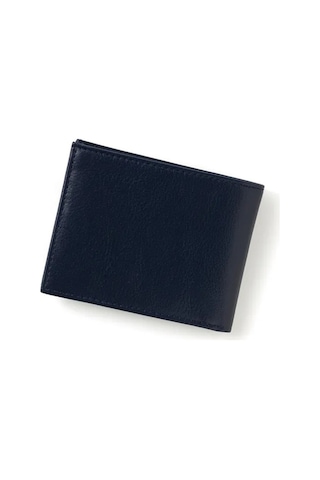 Dean Erkek Lacivert Deri Cep Tasarım Çok Bölmeli Rfid Korumalı Cüzdan Lacivert