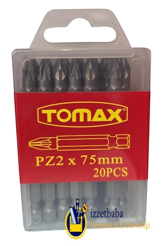 Tomax Pz2 X 75 Mm Bits Uç 20 Adet