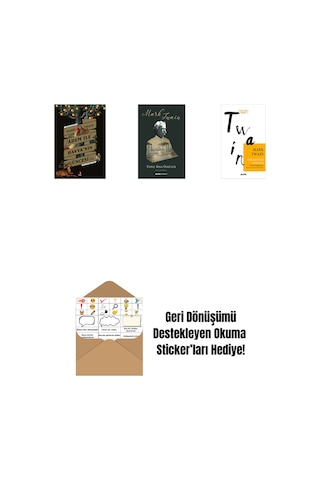 Adem İle Havva Nın Güncesi + Toplu Kısa Öyküler + Esrarengiz Yabancı + Okuma Sticker'ları