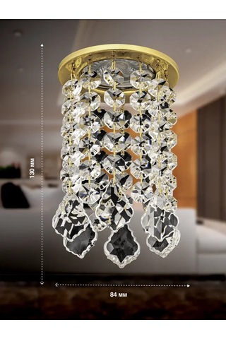 Dio D Arte Gerilmiş Tavan İçin Aydınlatma, Gömme Noktasal Spotlight 189903125 Altın Rengi