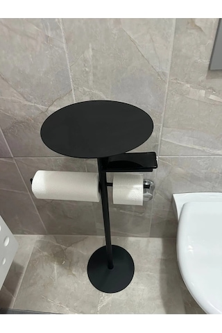 lyla concept Lisa Plus Banyo Organizeri,tuvalet Kağıtlık, Havluluk Siyah Siyah